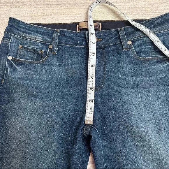 PAIGE Roxie Capri Skinny Ankle Mid Rise Medium Wash Denim Jeans size 29 - Picture 11 of 15